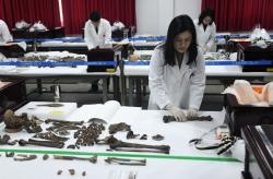 Sisa-Sisa Kerangka Bekas Perang Korea Dipulangkan ke China