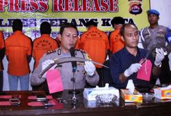 Polres Serang Kota Amankan Kawanan Geng Motor