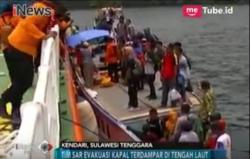 Mesin Mati, 62 Penumpang Kapal di Konawe Dievakuasi
