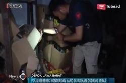 Sita Ribuan Botol Miras, Tim Jaguar Gerebek Gudang di Depok