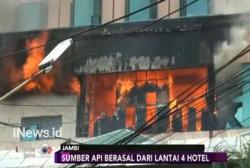 Arus Pendek Listrik, Hotel Berbintang di Jambi Terbakar