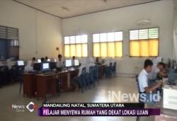 Demi UNBK, Siswa SMA di Mandailing Natal Sewa Rumah 4 Hari