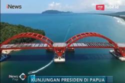 Jokowi Tinjau Pembangunan Jembatan Terpanjang Holtekamp di Papua