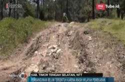 Warga Perbatasan Timor Tengah Tunggu Janji Pemerintah Perbaiki Jalan