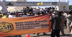 Dikecam saat Razia Waria, Warga Gelar Aksi Dukung Kapolres Aceh Utara 