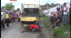 Hindari Sepeda Motor, Truk Terguling Macetkan Jalur Yogya-Magelang