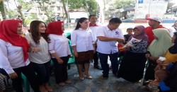 DPD Perindo Purwakarta Salurkan Beras Gratis dan Latih Ibu-Ibu