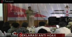 Deklarasikan Antihoaks, Seluruh Elemen Harapkan Pilkada yang Bersih