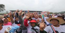Ribuan Relawan Posko Teh Iis Siap Sambut Prabowo di Bandung