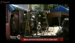 Proyek Rumah Deret Kota Bandung Berjalan, Warga Taman Sari Protes