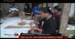 Dari Batang Lidi, Perajin Ini Buka Lapangan Kerja di Desanya