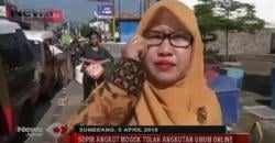 Tolak Transportasi Berbasis Online, Ratusan Sopir Angkot Berunjuk Rasa