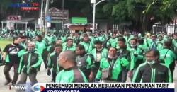 Ribuan Pengemudi Ojek Online Unjuk Rasa Tolak Penurunan Tarif
