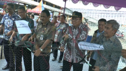 Tak Ramah Lingkungan, Ratusan Jaring Nelayan Dimusnahkan