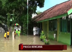 Banjir Rendam Tiga Sekolah di Lamongan