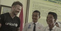 David Beckham Kampanyekan Anti-Bullying Kepada Siswa SMP Di Semarang