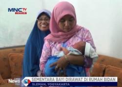 Bayi Laki-laki Dibuang di Depan Garasi Rumah Warga