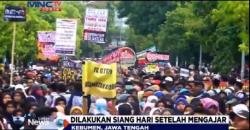 Ribuan Guru di Kebumen Demo Menuntut Diangkat Jadi PNS