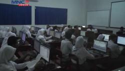 Server Ngadat, Siswa SMA di Karanganyar Garap UNBK sampai Malam Hari