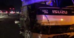 Diduga Lantaran Mengantuk, 1 Tewas akibat Truk Lawan Truk di Sragen