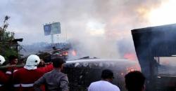 Pangkalan BBM di Pelabuhan Semut Ternate Terbakar