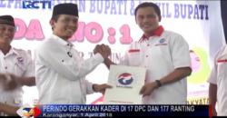 Visi Sejalan, Perindo Dukung Rohadi dan Ida di Pilkada Karanganyar<