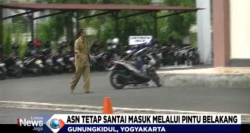 Datang terlambat, PNS Gunungkidul Tak Ikut Apel