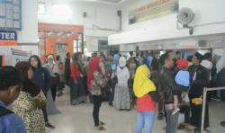 H-1 Natal, Stasiun Kebumen Dipadati Penumpang