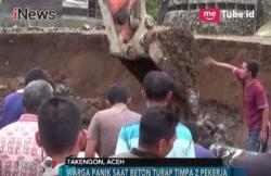Tertimpa Beton Turap, Seorang Pekerja di Aceh Tewas