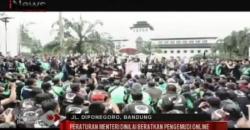 Protes Permenhub 108, Pengemudi Online di Bandung Demo Minta Keadilan