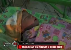 Warga Berebut Adopsi Bayi yang Dibuang di Kolam Ikan Tulungagung