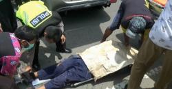 Motor Bawa Satu Keluarga Tabrak Truk Batu Bata, 1 Orang Tewas