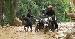 Banjir dan Longsor Batu di Pacitan, 18 Rumah Tergerus Nyaris Ambles