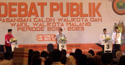 2 Calon Wakil Wali Kota Malang Lawan Satu Paslon di Debat Publik