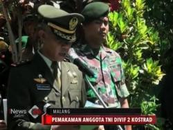 Begini Suasana Haru Pemakaman Anggota TNI yang Dibunuh di Malang