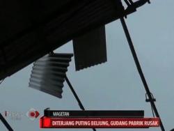 Pabrik Gula Rejosari Porak-poranda Disapu Angin Puting Beliung