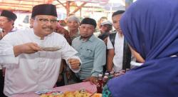 Gus Ipul Gerilya Dukungan ke Pasar Blega Bangkalan