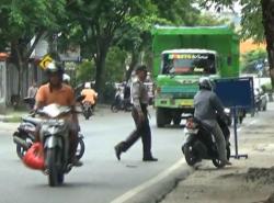 Takut Kena Operasi Zebra Intan 2017, Pengendara Balik Kanan
