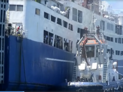 Mesin Rusak, Kapal Sabuk Nusantara Kandas di Kuala Singkil