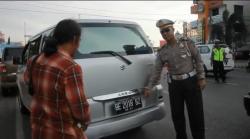 Mobil Kepala Dinas Bandar Lampung Terjaring Operasi Zebra 2017