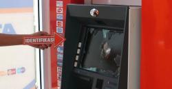 ATM Center di Pangkalpinang Dirusak Orang Tak Dikenal