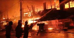 Puluhan Ruko di Sintang Ludes Terbakar, Diduga Korsleting Listrik