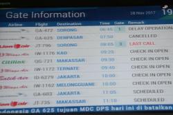 Dua Penerbangan dari Manado ke Bali Dibatalkan