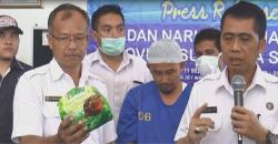 BNNP Sumsel Tangkap Kurir Narkoba Bawa Sabu 2 Kg dalam Kemasan Teh