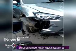 Rombongan Moge vs Mobil SUV Tabrakan di Kebayoran