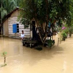 Ratusan Rumah Warga di Tinggi Raja Asahan Terendam Banjir Kiriman  
