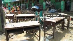 Sekolah Rusak Diterjang Banjir, Siswa di Simalungun Batal Ujian