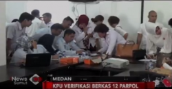 KPU Sumut Verifikasi Faktual 12 Partai Politik Lama
