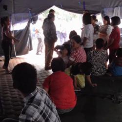 Rumah Amblas Terbawa Longsor, Warga Desa Lolomoyo Tinggal di Tenda