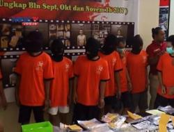Tergiur Tip, 12 warga Edarkan Narkoba
